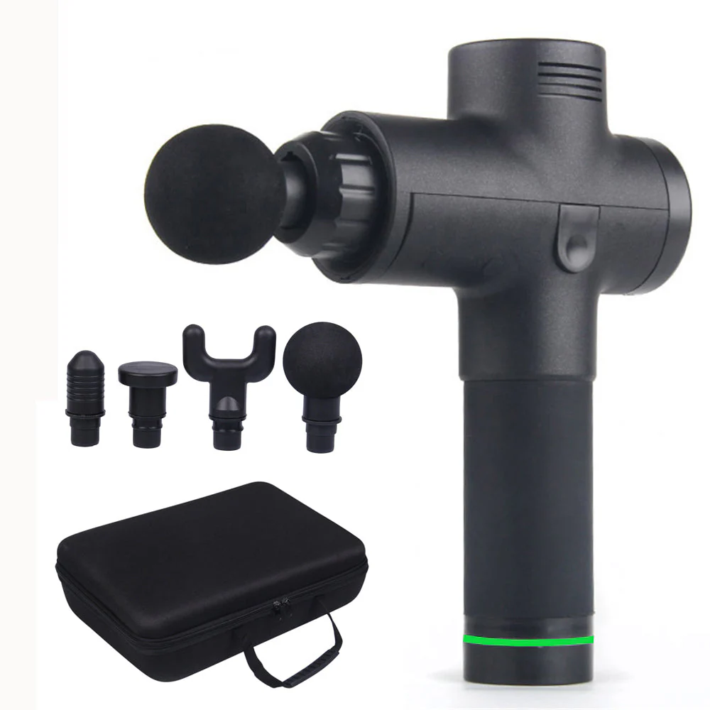 High Quality Muscle Massage Gun with 4 Heads - Image 5