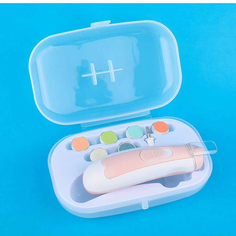 Newborn Nail Clipper Electric Baby Anti-pinch Meat Care Set - Image 4