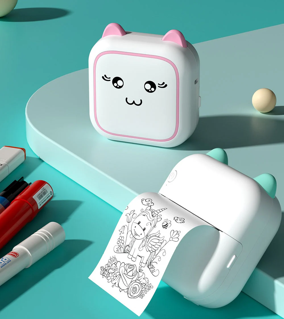 Portable Mini Pocket Printer BT Thermal Printer - Image 4